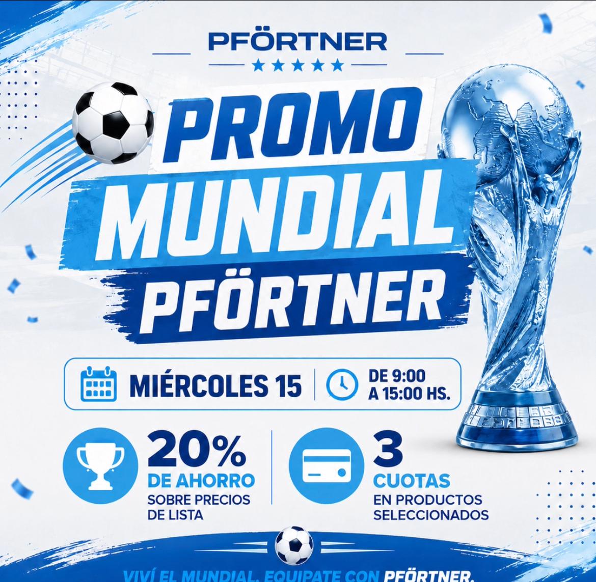 Promo Mundial con Pfortner